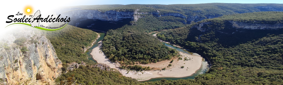 Les gorges de l&#39;Ard&egrave;che